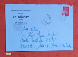Mairie De Le Gouray - Oblitération Du 25-09-2004 - 1961-....