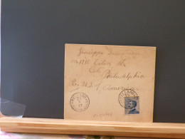 107/074B   CP  ITALIE 1913 POUR USA PAR US OF AMERICA - Poststempel