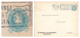 LETTRE. DANMARK. 19 6 31. PERFORÉ DE FLORENEDE KULIMPORTORERCOPENHAGEN POUR FRANCE - Covers & Documents