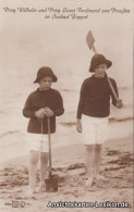 Zoppot Sopot Prinz Wilhelm Und Prinz Louis Ferdinand Von Preußen Am Strand 1915  - Danzig