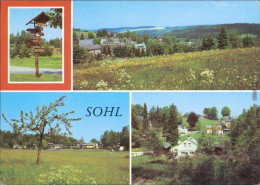 Sohl-Bad Elster Wegweiser, Teilansicht, Bungalowsiedlung "Schöne Aussicht  1994 - Bad Elster