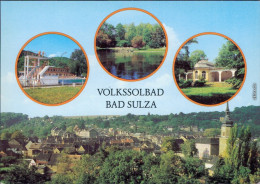 Bad Sulza Teilansicht, Soleschwimmbad, Kurpark, Trinkhalle 1982 - Andere & Zonder Classificatie