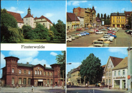 Finsterwalde Grabin Schloss, Markt, Bahnhof, Ernst-Thälmann-Straße 1979 - Finsterwalde