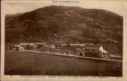 ALBERTVILLE    Environs De  (  SAVOIE  )  FONTAINES-D ' UGINE . USINES METALLURGIQUES GIROD . VUE GENERALE - Albertville