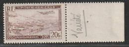 ALGERIE - Poste Aérienne N°4A **  (1946-47) 20f Brun Type II - Posta Aerea