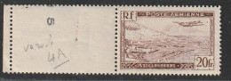 ALGERIE - Poste Aérienne N°4A **  (1946-47) 20f Brun Type II - Aéreo