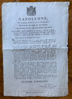 NAPOLEONE - MANIFESTO (24x35) 25/10/1808 "  MINISTERO DELLA GUERRA : Fornitura Scarpe A Militari Isolati..... - Historische Dokumente