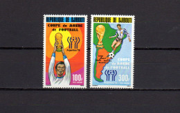 Djibouti 1978 Footballl Soccer World Cup Set Of 2 MNH - 1978 – Argentina