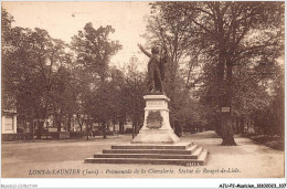 AJUP2-0152 - MUSICIEN - Lons-le-saunier - Jura - Promenade De La Chevalerie - Statue De ROUGET-de-Lisle  - Musik Und Musikanten