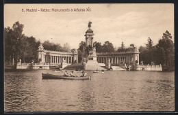 Postal Madrid, Retiro, Monumento A Alfonso XII  - Madrid