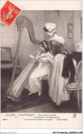 AJUP1-0050 - MUSICIEN - Salon 1913 - J PHILIPPAR-QUINET - La Leçon De Harpe  - Music And Musicians