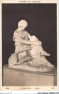 AJUP1-0047 - MUSICIEN - Musée Du Louvre - J PRADIER - Sapho  - Muziek En Musicus