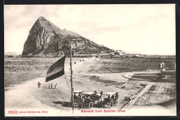 Postal Gibraltar, From Spanish Lines  - Gibilterra