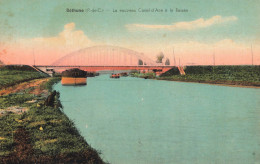 Béthune * Péniches Batellerie , Le Nouveau Canal D'aire à La Bassée * Thème Péniche Barge Chaland - Bethune