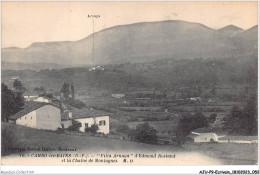 AJUP9-0778 - ECRIVAIN - Cambo-les-bains - Villa Arnaga - D'EDMOND ROSTAND Et La Chaîne De Montagne  - Ecrivains