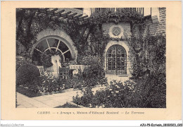 AJUP9-0762 - ECRIVAIN - Cambo - Arnaga - Maison D'EDMOND ROSTAND - La Terrasse  - Ecrivains