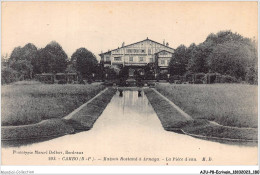 AJUP8-0741 - ECRIVAIN - Cambo - B-p - Maison Rostand à Arnaga - La Pièce D'eau  - Schriftsteller