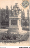 AJUP8-0731 - ECRIVAIN - Chinon - La Statue De RABELAIS  - Ecrivains