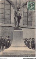 AJUP7-0623 - ECRIVAIN - Rouen - Statue De GUSTAVE-FLAUBERT Par Bernstamm  - Ecrivains