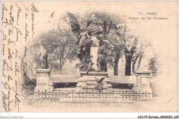 AJUP7-0615 - ECRIVAIN - Paris - Statue De LA FONTAINE  - Writers