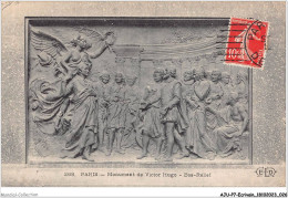 AJUP7-0564 - ECRIVAIN - Paris - Monument De VICTOR HUGO - Bas Relief  - Schrijvers