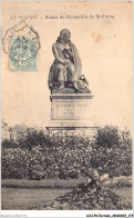 AJUP6-0539 - ECRIVAIN - Le Havre - Statue De BERNARDIN De St-Pierre  - Writers