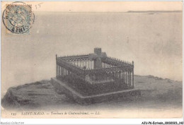 AJUP6-0522 - ECRIVAIN - Saint-malo - Tombeau De CHATEAUBRIAND  - Schriftsteller