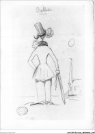 AJUP11-1095 - ECRIVAIN - Alfred De Musset - Caricature Par Lui-même - Dessin - 1834  - Schrijvers