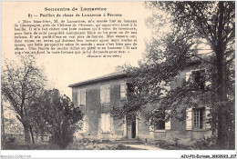 AJUP11-1082 - ECRIVAIN - Souvenir De Lamartine - Pavillon De Chasse De LAMARTINE à Péronne  - Writers