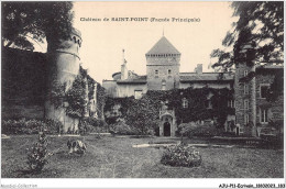 AJUP11-1065 - ECRIVAIN - Château De Saint-Point - Façade Principale  - Schrijvers