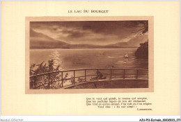 AJUP11-1059 - ECRIVAIN - Le Lac Du BOURGET  - Schriftsteller