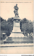 AJUP11-1038 - ECRIVAIN - Macon - Statue De LAMARTINE - Oeuvre De Falguière - Inaugurée En 1878  - Schrijvers