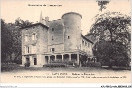 AJUP11-1026 - ECRIVAIN - Souvenir De Lamartine - Saint-Point - Château De LAMARTINE   - Schrijvers