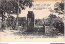 AJUP11-1027 - ECRIVAIN - Aix-les-BAINS - Tresserve - Monument De LAMARTINE  - Scrittori