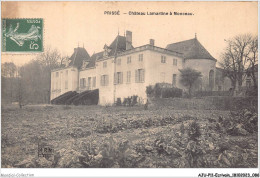 AJUP11-1017 - ECRIVAIN - Prissé - Château LAMARTINE à Monceau  - Schrijvers