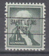 USA Precancel Vorausentwertungen Preo Locals Michigan, Saint Louis 748 - Precancels