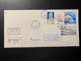 Lettre "TAAF" - 01/01/1994 - 193A - 191 - TAAF - Kerguelen - Bateaux - Adrien Vincendon Dumoulin - Océanographie - Storia Postale