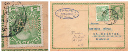 CARTE. AUTRICHE. 30 4 09. PERFORÈ AW, ADOLFO WEISS. VIENNE POUR St ETIENNE FRANCE - Covers & Documents