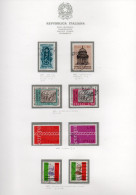 Italia 1971 Lotto 22 Valori (vedi Descrizione) - 1971-80: Afgestempeld
