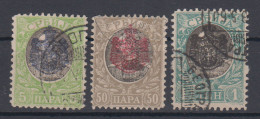 Serbia Duke Milan Mi#22/27 1880 USED - Serbia