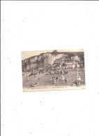 CARTE POSTALE 76 SAINT VALERY EN CAUX LA PLAGE A MAREE BASSE VOYAGEE - Saint Valery En Caux