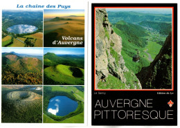 Lot De 8 CP. REGIONS. AUVERGNE. - Auvergne