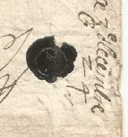 N°2028 ANCIENNE LETTRE DE ELISABETH DE NASSAU A SEDAN AU DUC DE BOUILLON AVEC CACHET DE CIRE DATE 1624 - Historische Documenten