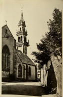 CPSM CARANTEC (Finistère) - L'Eglise Et La Rue Du Kélenn (n°1268) - Carantec