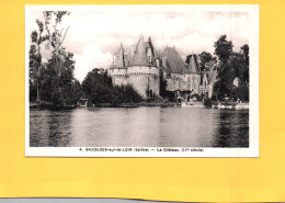 18858 BAZOUGES Sur Le Loir  Le Château ( XVe Siècle)    (2 Scans ) 72 - Otros & Sin Clasificación