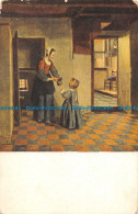 R051078 Postcard. Pieter De Hooch Die Vorratskammer. Amsterdam Rijksmuseum. E. A - Welt
