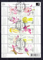 Nederland 2014 Nr 3175 - 3184 Mi Nr  3229 - 3238  Orchideen Uit Gerendal, Orchis, Compleet Gestempeld, Sheet - Used Stamps