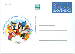 CDV 283 Slovakia 25th Anniversary Of The Olympic Commitee 2018 - Sonstige & Ohne Zuordnung