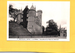 18859 MONTMIRAIL   Le Château  Vue Prise De La Place Du Grand Got     (2 Scans ) 72 - Montmirail