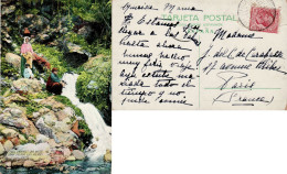 ITALY 1920 POSTCARD SENT TO PARIS - Poststempel